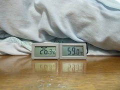 布団乾燥機 温度測定 ６０分